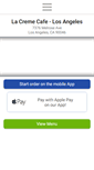 Mobile Screenshot of lacremecafelosangeles.com